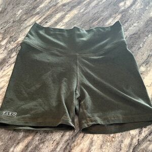 Fleo Dark Olive Go Go Athletic Shorts